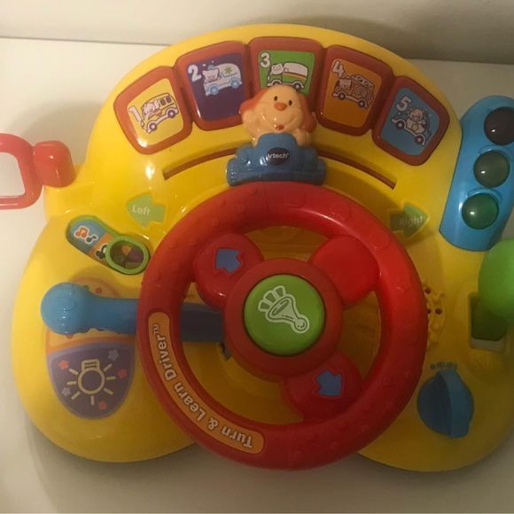 VTech Turn & Learn Driver educational toy works good - Picture 1 of 2